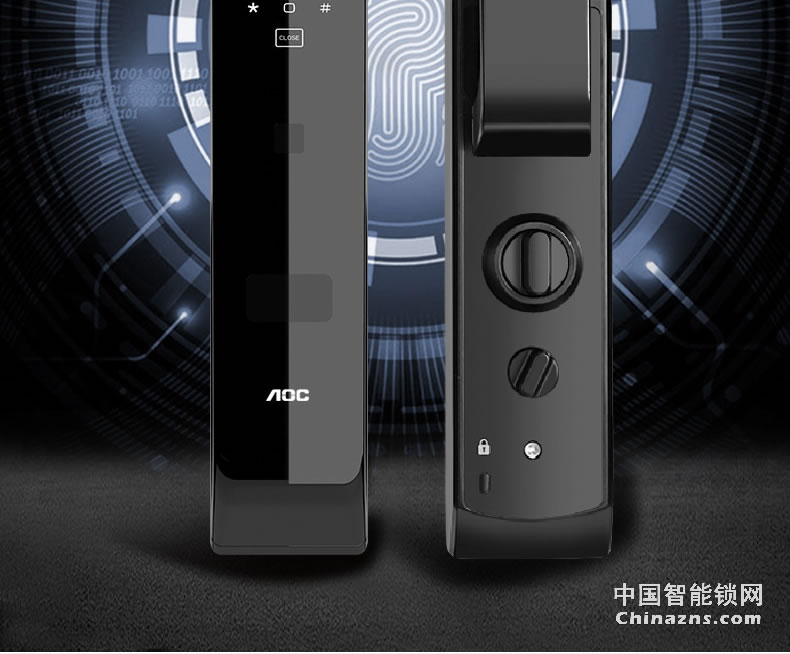 AOC智能锁 全自动磁卡锁 家用电子门锁